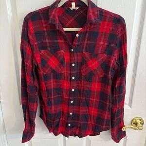 Aeropostale Red and Blue Plaid Shirt